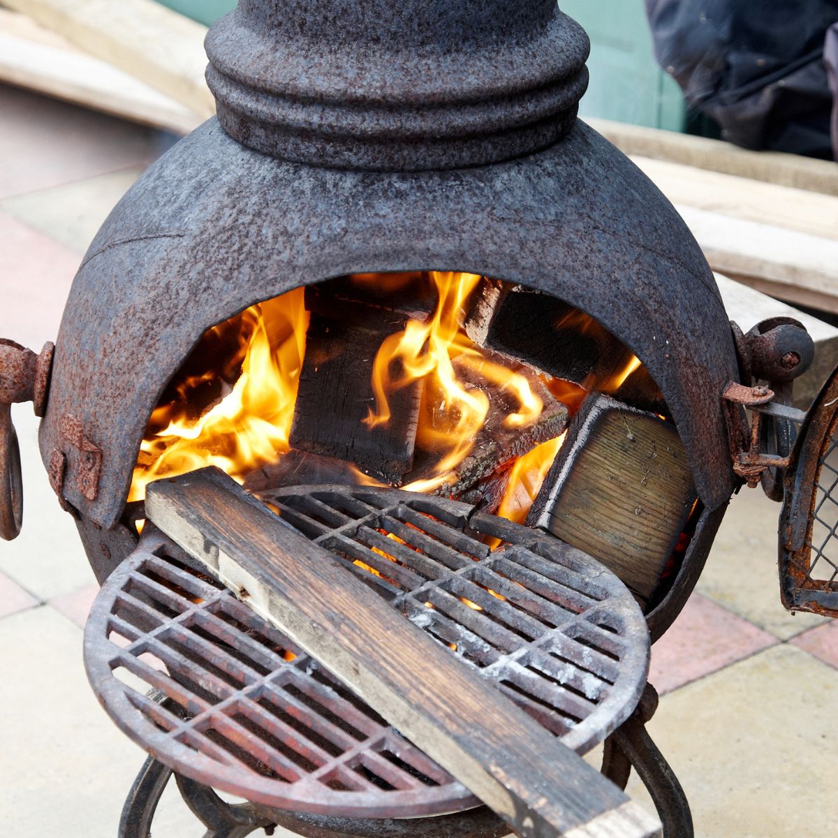 Cooking with a Chiminea