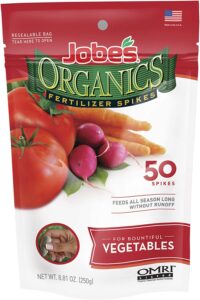 Jobe's Organics Vegetable & Tomato Fertilizer Spikes