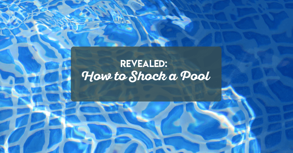 pool shock turns water green