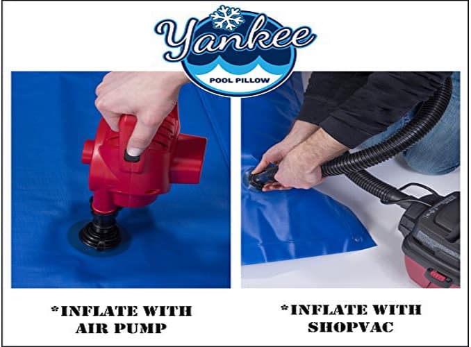 how to inflate pool with air compressor