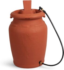 FCMP Outdoor Urn Style (Terra Cotta) Rain Barrel 