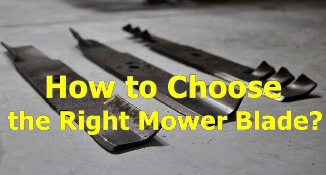 How To Choose The Right Mower Blade The Rex Garden