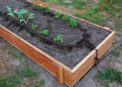 soaker hose for raised bed