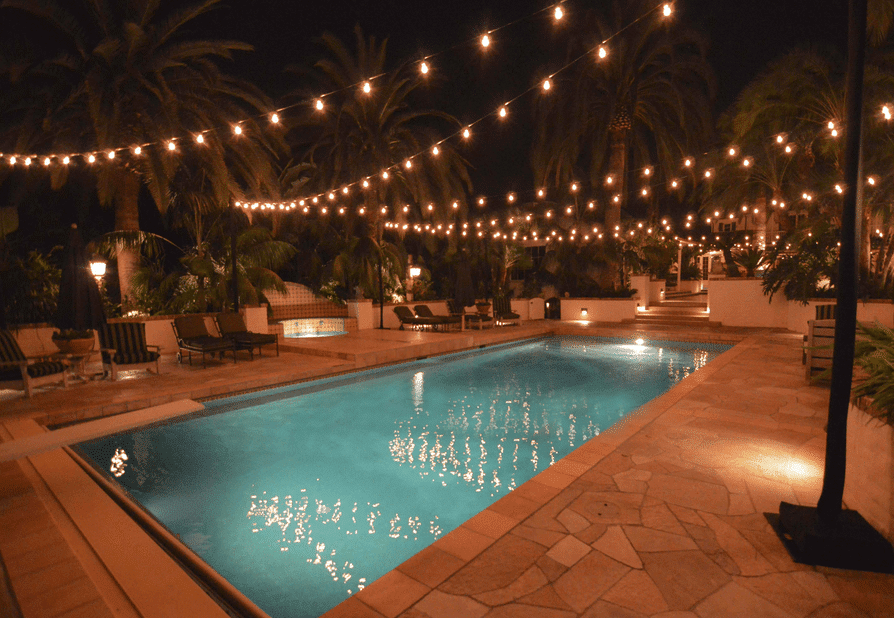 pool Hanging lights