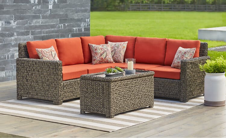 Matching patio furniture