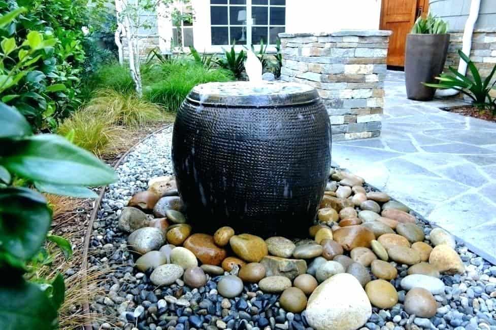 Plant pot water feature