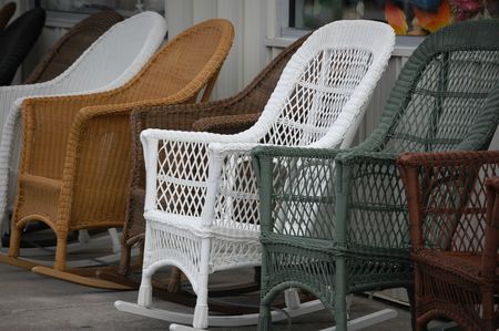 Wicker chairs