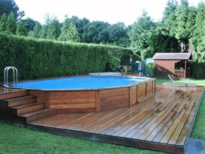 wooden pallet pool