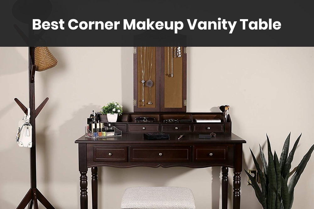 best corner makeup vanity table