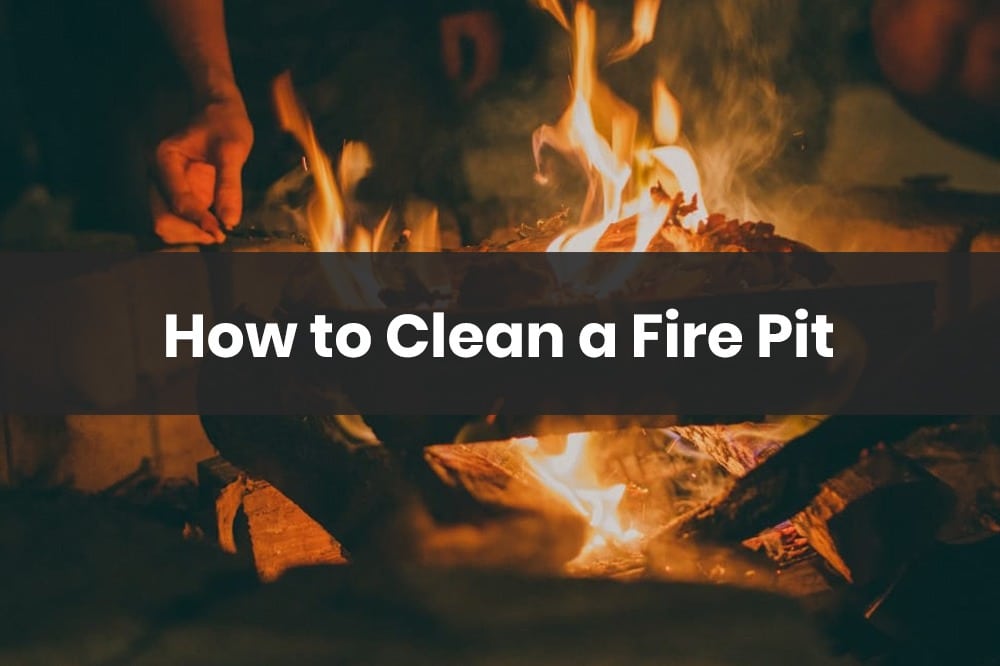 how to clean a fire pit