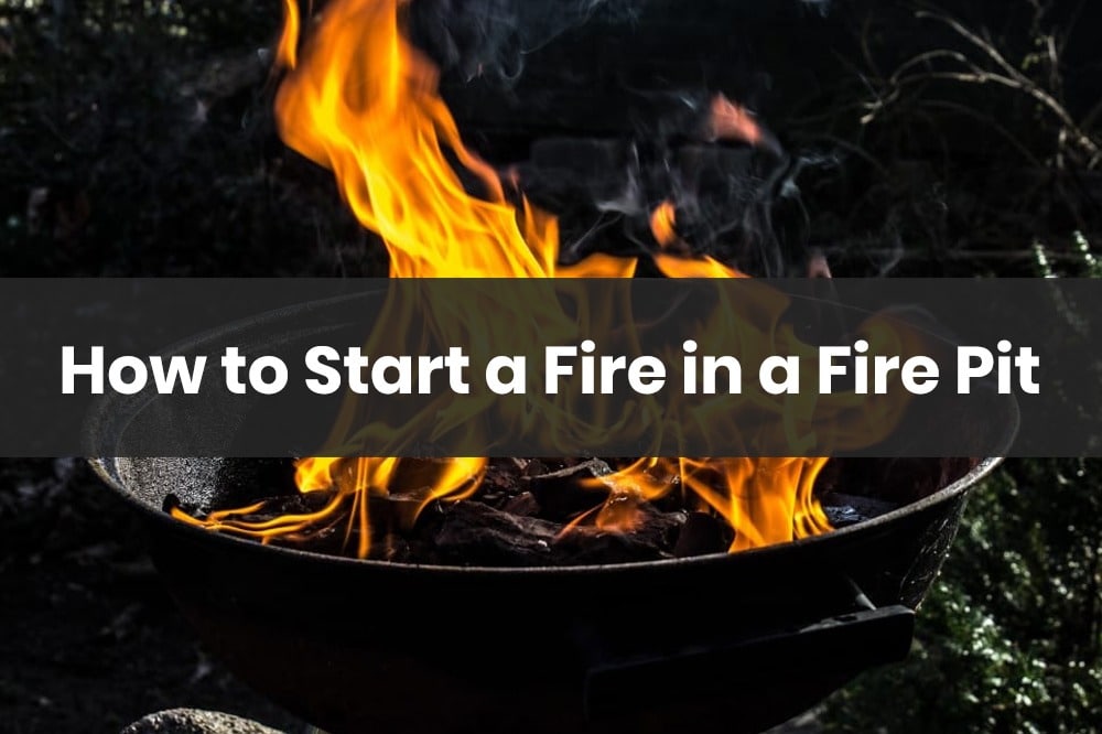 How To Start A Fire In A Fire Pit The Rex Garden