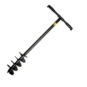 auger type post hole digger