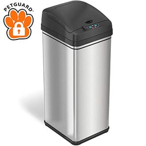 itouchless sensor trash can